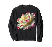 Fantastique Tulipe volantée Perroquet Tulipe élégance Formes Mania Sweatshirt