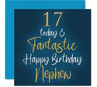 Fantastiques cartes d'anniversaire 17 ans pour neveu
