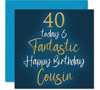 Fantastiques cartes d'anniversaire 40 ans pour cousin