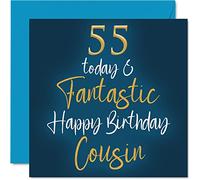 Fantastiques cartes d'anniversaire 55 ans pour cousin