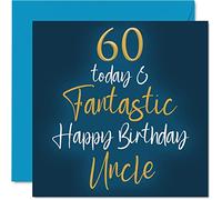 Fantastiques cartes d'anniversaire 60 ans pour oncle