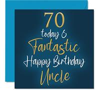 Fantastiques cartes d'anniversaire 70 ans pour oncle, 70 Today & Fantastic