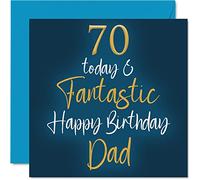 Fantastiques cartes d'anniversaire 70 ans pour papa, 70 Today & Fantastic
