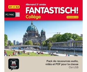 Fantastisch 2eme année - Allemand (2026) - Clé USB avec vidéos/audios