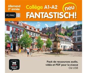 Fantastisch! Neu 2e année - Pack de ressource audio, vidéo et PDF pour la ollectif - Klett Maison Des Langues - Livre CD - Scolaire / Universitaire CD