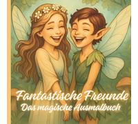 Fantastische Freunde Das magische Ausmalbuch: Fantastisches Ausmalbuch - Feen, Elfen, Kobolde und andere magische Fabelwesen