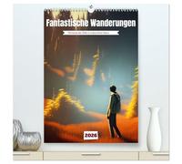 Fantastische Wanderungen (hochwertiger Premium Wandkalender 2026 DIN A2 hoch), Kunstdruck in Hochglanz: Momente der Stille in unberührter Natur