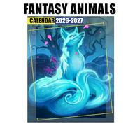 Fantasy Animals Calendar 2026 - 2027: Plan Well and Live Better with 24 Month Format Jan 2026 to Dec 2027 Featuring US Holidays and Thick Sturdy Pages