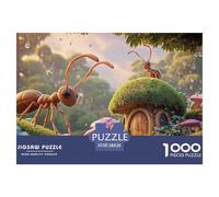 Fantasy Ant World 1000 Pcs Carton Extra-épais Lot de Puzzles Magical Ant World Stimulant Et Éducatif Jeu Créatif Puzzles As Birthday Gifts 38x26cm/1000pcs