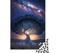 Fantasy Arbre Cosmique 1000 Pièces Adultes De Puzzle Adultes De Puzzle Décoration D Intérieur Enfants Cadeaux Jouets De Jeu Stimulants 70x50cm/1000pcs