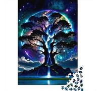 Fantasy Arbre Cosmique 1000 Pièces Puzzle Adultes Puzzles Classiques Cadeau Enfants Cadeaux Jouets De Jeu Stimulants 38x26cm/1000pcs