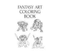 Fantasy Art Coloring Book