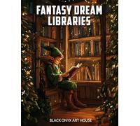 Fantasy Book Libraries: A Mythical Coloring Adventure