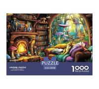 Fantasy Book Nook Pièces en Carton Bien Fabriquées Excellent pour L’entraînement Cérébral, La Mémoire Et La Relaxation Mentale À La Maison 52x38cm/1000pcs
