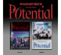 FANTASY BOYS Potential 2nd Mini Album CD+Photobook+Photocard+4Cut photo+Handwritten sticker+Postcard+Tracking Sealed (Potential Version)