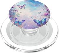 Fantasy Butterfly Garden Celestial Sky Floral Magic Look PopSockets PopGrip pour MagSafe