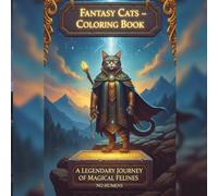 Fantasy Cats - Coloring Book (Vol. 2): 35 Enchanted Illustrations of Magical Felines, Epic Quests, and Legendary Cat Heroes - A Fantasy Coloring Adventure for All Ages