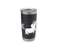 Fantasy Cheval Licorne avec étoiles Gobelet isotherme en acier inoxydable double paroi