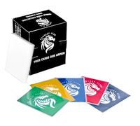 FANTASY CLUB | 1000 Sleeves Transparentes pour Cartes TCG - Ultra claires, sans acide ni PVC | 10 paquets de 100 unités dans une boîte de présentation | Compatibles avec les Cartes TCG standard