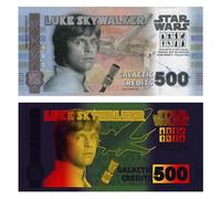 FANTASY CLUB Billet Star Wars Trilogie original Luke Skywalker | Marchandising officiel | Édition limitée avec hologramme doré et effets UV