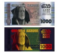 FANTASY CLUB Billet Star Wars Trilogie original OBI WAN Kenobi | Marchandising officiel | Édition limitée avec hologramme doré et effets UV