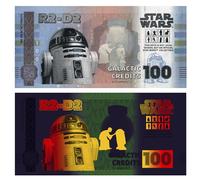 FANTASY CLUB Billet Star Wars Trilogie original R2-D2 & C-3PO | Marchandising officiel | Édition limitée avec hologramme doré et effets UV