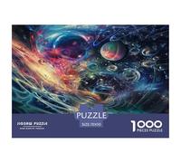 Fantasy Cosmique Puzzles Jeu De Puzzle Activités Familiales Stimulantes 1000 Pieces Dreamy Illusion Puzzles Classiques Qualité Premium pour Adultes 70x50cm/1000pcs