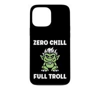 Fantasy Creature Monster Funny Quote Zero Chill Full Troll Coque pour iPhone 13 Pro Max