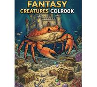 Fantasy Creatures Coloring Book for Kids: An Enchanting Collection of 35 Bold and Easy Designs
