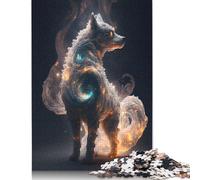 Fantasy Dog Made of Stars Puzzle Imposible,desafío for Adults Juego Educativo 1000 Piezas Obra De Arte De Juego De Para Adultos Y Niños A Partir De 12 Años 1000pcs (75x50cm)