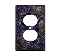 Fantasy Dragon Astronomie Thème Duplex Outlet Covers Plate