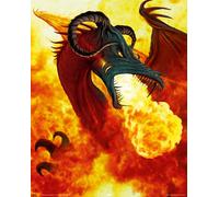Fantasy - Dragon de feu Mini Poster Impression d'affiches