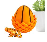 Fantasy Dragon Fidget Toy - Egg 3D Printed, 2.72 Inches Articulated Dragon with Display Egg, Desk Toy, Creative Decor Piece, Fantasy Model for Enhancing Focus Relaxation Visual Interest In Work Living
