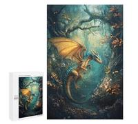 Fantasy Dragon Forest Scene-4 Puzzle 1000 Pièces Educa Jouet en Bois Cadeau Unique Décoration Intérieure Jeu Éducatif Challenge Toy Adultes Et Enfants À Partir De 14 Ans 1000 PCS