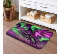 Fantasy Dragon Tapis de bain à séchage rapide, absorbant, antidérapant, en flanelle, lavable pour salle de bain, toilettes, toilettes, décoration 50,8 x 81,3 cm