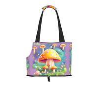 Fantasy Dream Sac à bandoulière pliable pour animal de compagnie Motif champignon