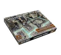 Fantasy Dungeon Terrain Ravenskeep Sewers - Paysage immersif Battle Systems Terrain pour D&D DND Maladum Pathfinder RPG en papier cartonné résistant imprimé des deux côtés
