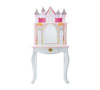 Fantasy Fields Coiffeuse Enfant Tabouret Miroir Rose avec Miroir Fille Teamson TD-12951A