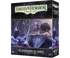 Fantasy Flight Games | Aarkham Horror LCG : Les mangeurs de rêves | Extension de Campagne | Jeu de Cartes | À partir de 14 Ans | De 1 à 4 Joueurs | 30-120 Minutes par Partie | Espagnol