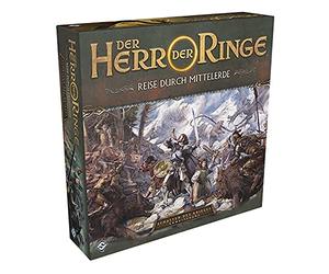 Fantasy Flight Games, Le Seigneur des Anneaux : Voyage à travers la Terre du Milieu - Ombres de Guerre, Extension, Jeu d'experts, Dungeon Crawler, 1-5 Joueurs, A partir de 14 ans, 60 minutes, Allemand