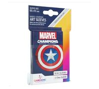 Gamegenic – Manches officielles Marvel Champions – Marvel Blue – Jeu de cartes