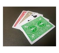 Fantasy Flip Autumn Tints Poker Magic Tricks Illusions Gimmicks Close Up Magic Props Quatre cartes Changement de couleur