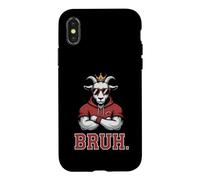 Fantasy Football Goat Bruh Commish My Champion Game Day King Coque pour iPhone X/XS