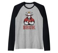 Fantasy Football Goat Bruh Commish My Champion Game Day King Manche Raglan