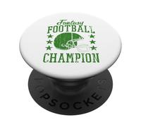 Fantasy Football League Champion - American Draft, USA Sports PopSockets PopGrip Adhésif