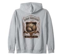 Fantasy Football Sunday Bootleggers Whisky Label Style Sweat à Capuche