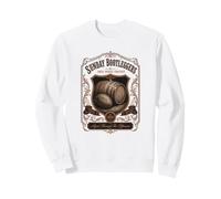 Fantasy Football Sunday Bootleggers Whisky Label Style Sweatshirt