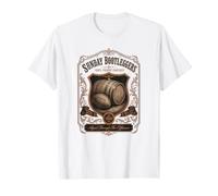 Fantasy Football Sunday Bootleggers Whisky Label Style T-Shirt