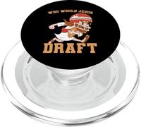 Fantasy Football Who Would Jesus Draft Party PopSockets PopGrip pour MagSafe