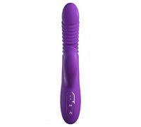 Vibromasseur vaginal Rabbit à poussée avec double gode stimulateur...